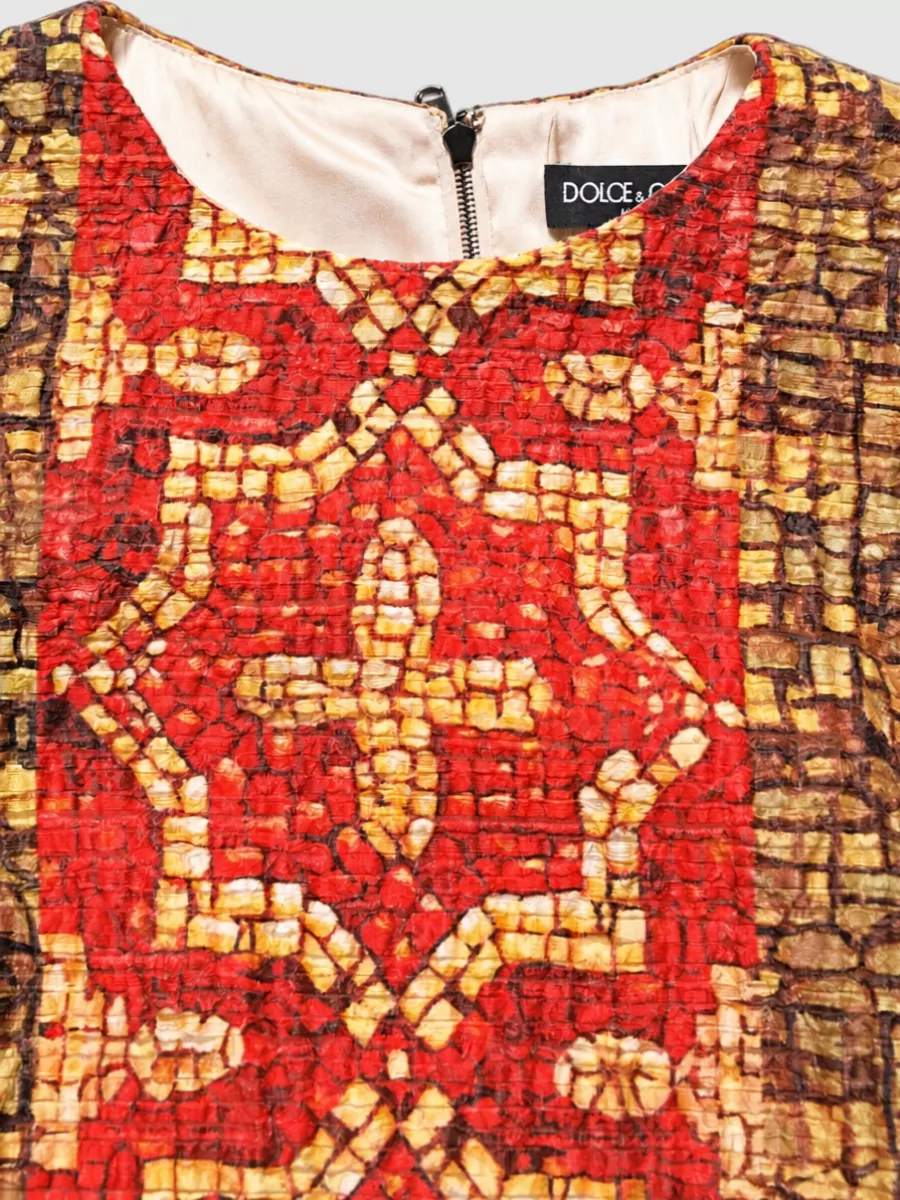 Dolce&Gabbana Wool Long-Sleeve Mini Dress