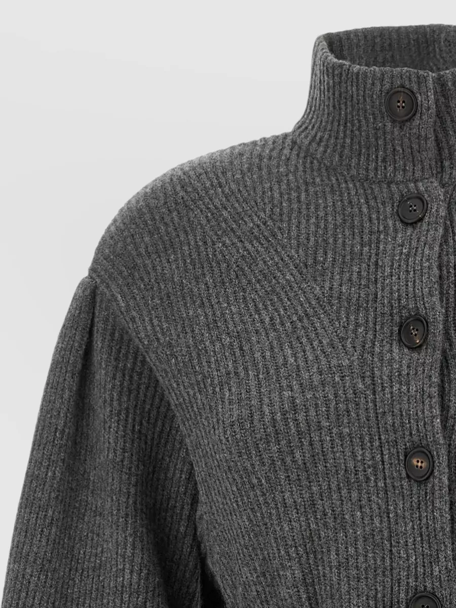 Brunello Cucinelli Ribbed Belted Cardigan