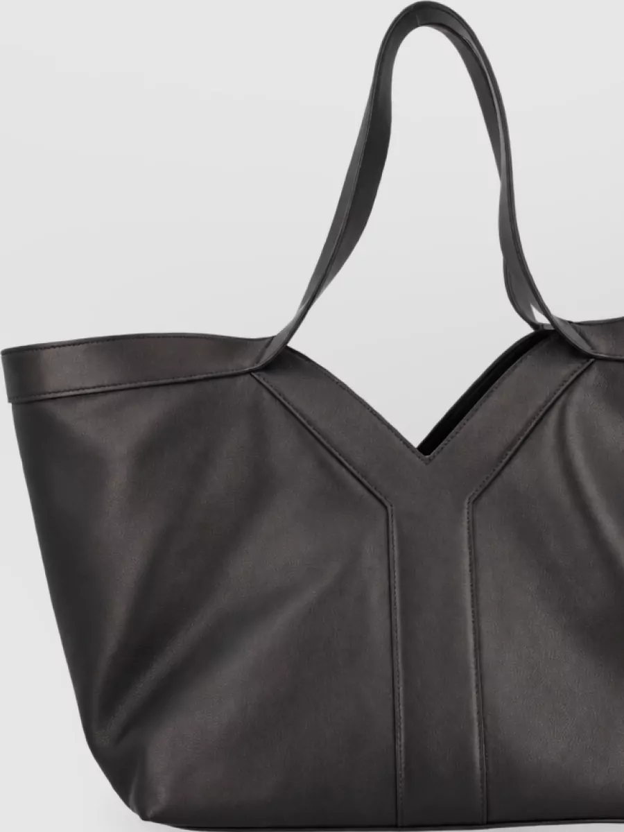 Saint Laurent Y Small Leather Tote Bag