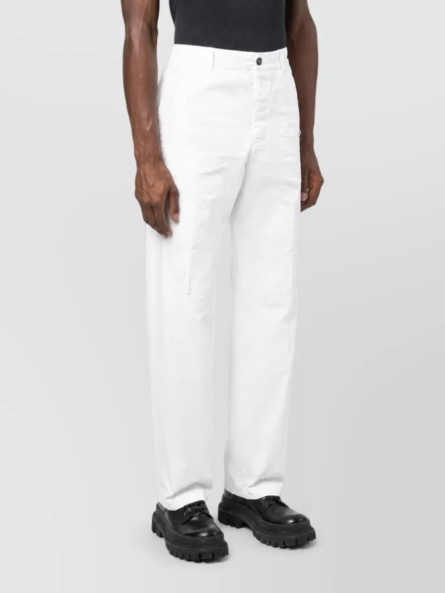 Dsquared2 Cotton Straight-Leg Trousers