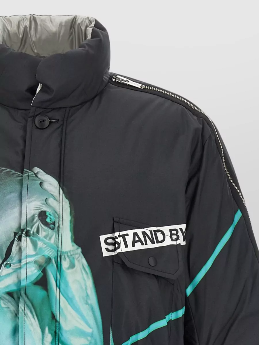 Undercover Printed Down Puffer Jacket