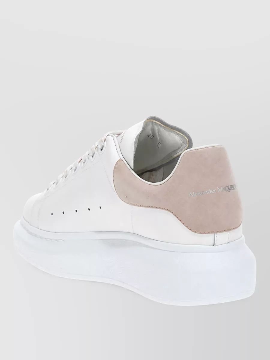 Mc Queen Leather low-top sneakers