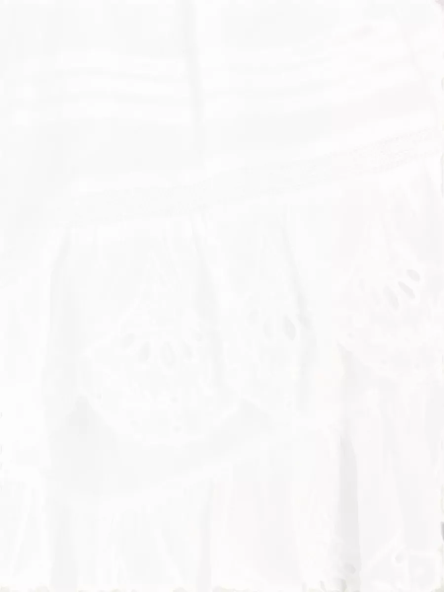 Isabel Marant Shorts Layered Design Embroidered Scalloped Hemline