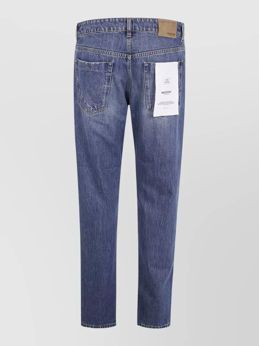 Incotex Regular-Fit Straight-Leg Jeans