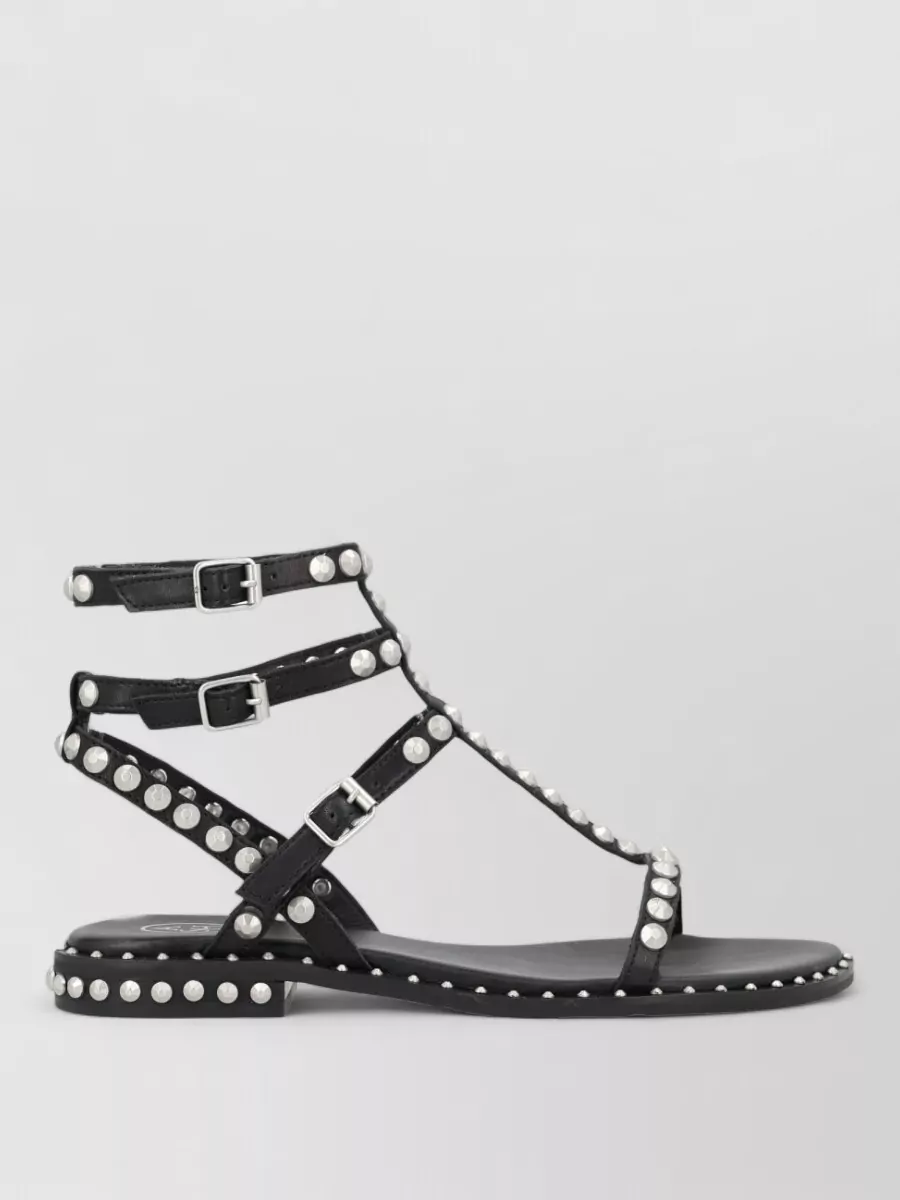 Ash leather sandals