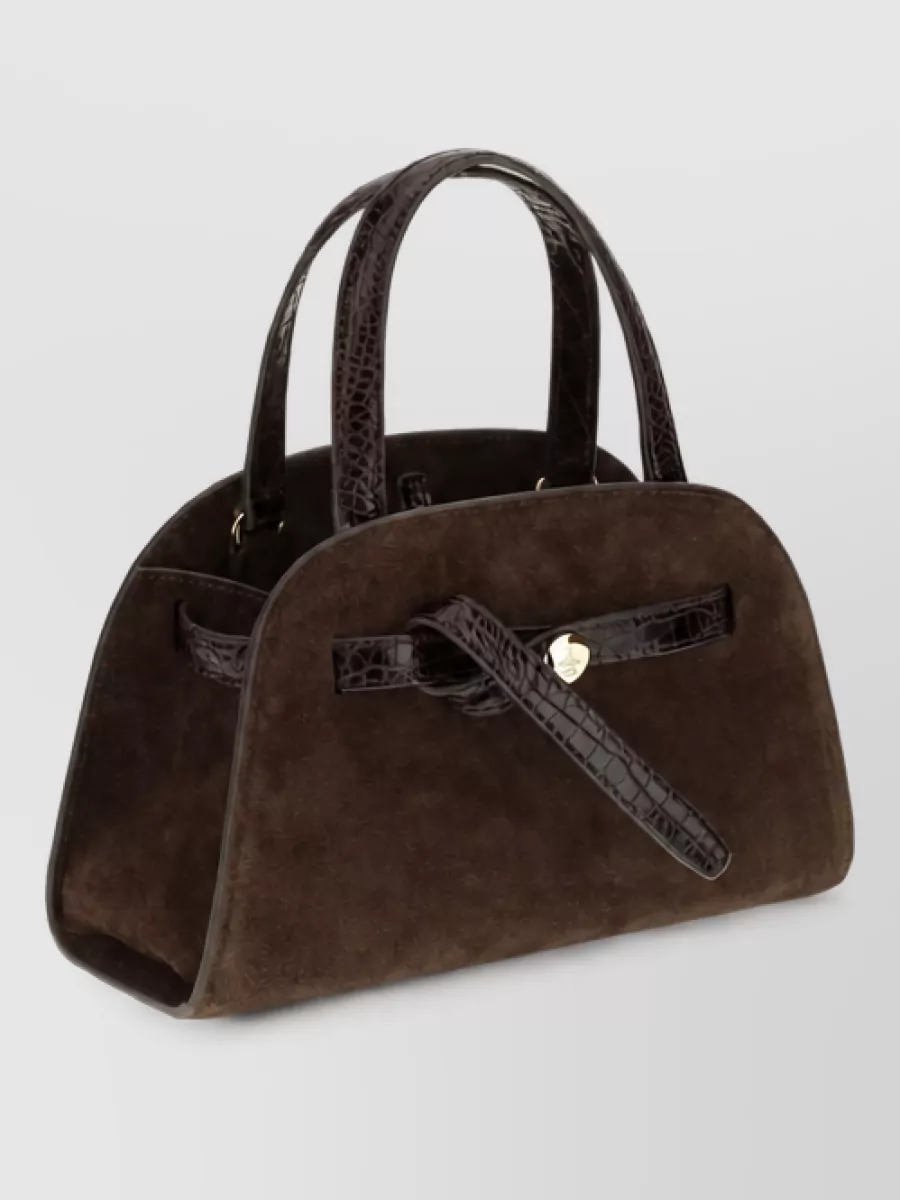 Tory Burch Suede Leather Clutch Bag