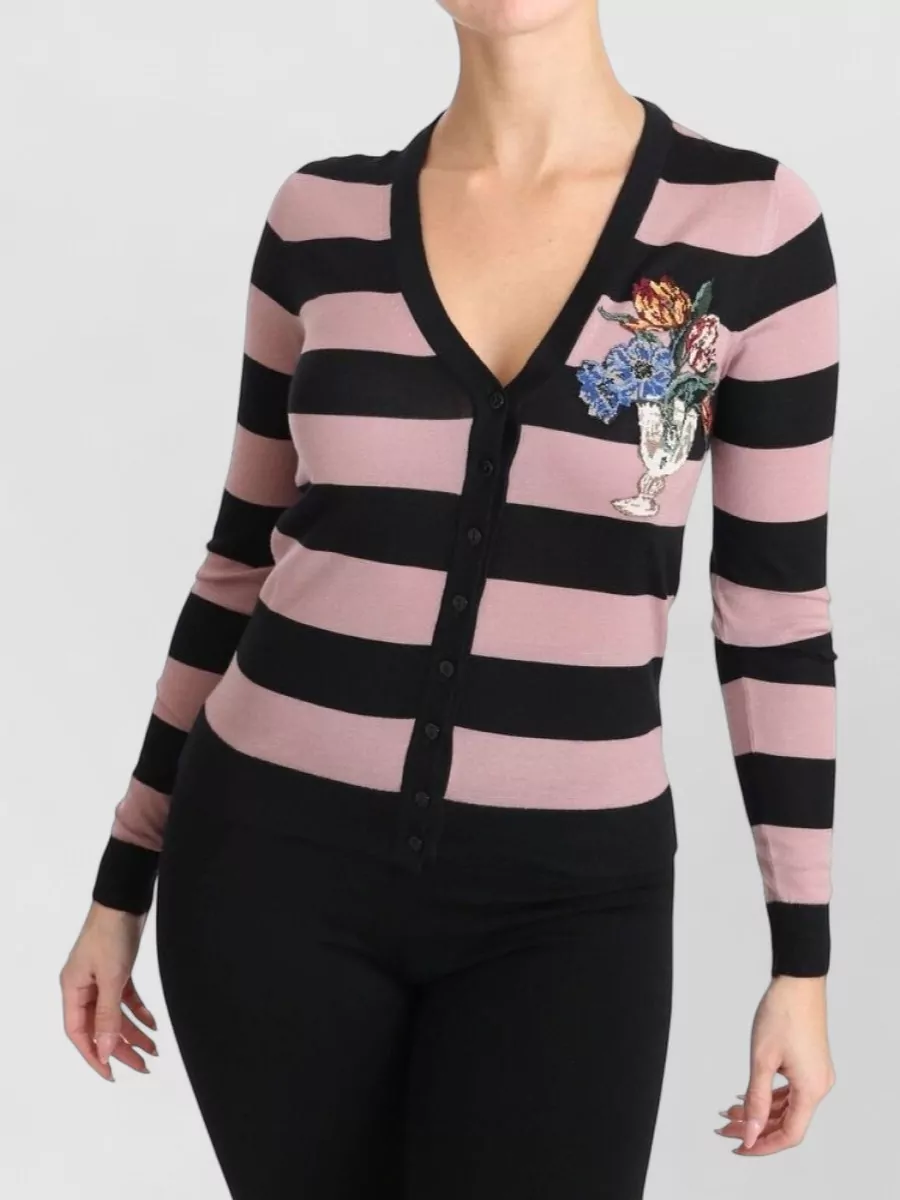 Dolce&Gabbana floral cashmere cardigan