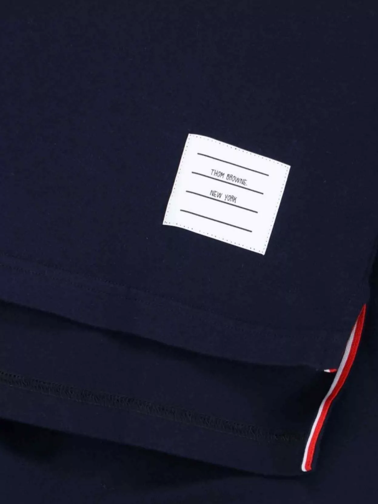 Thom Browne Crew Neck Striped Sleeve Detail