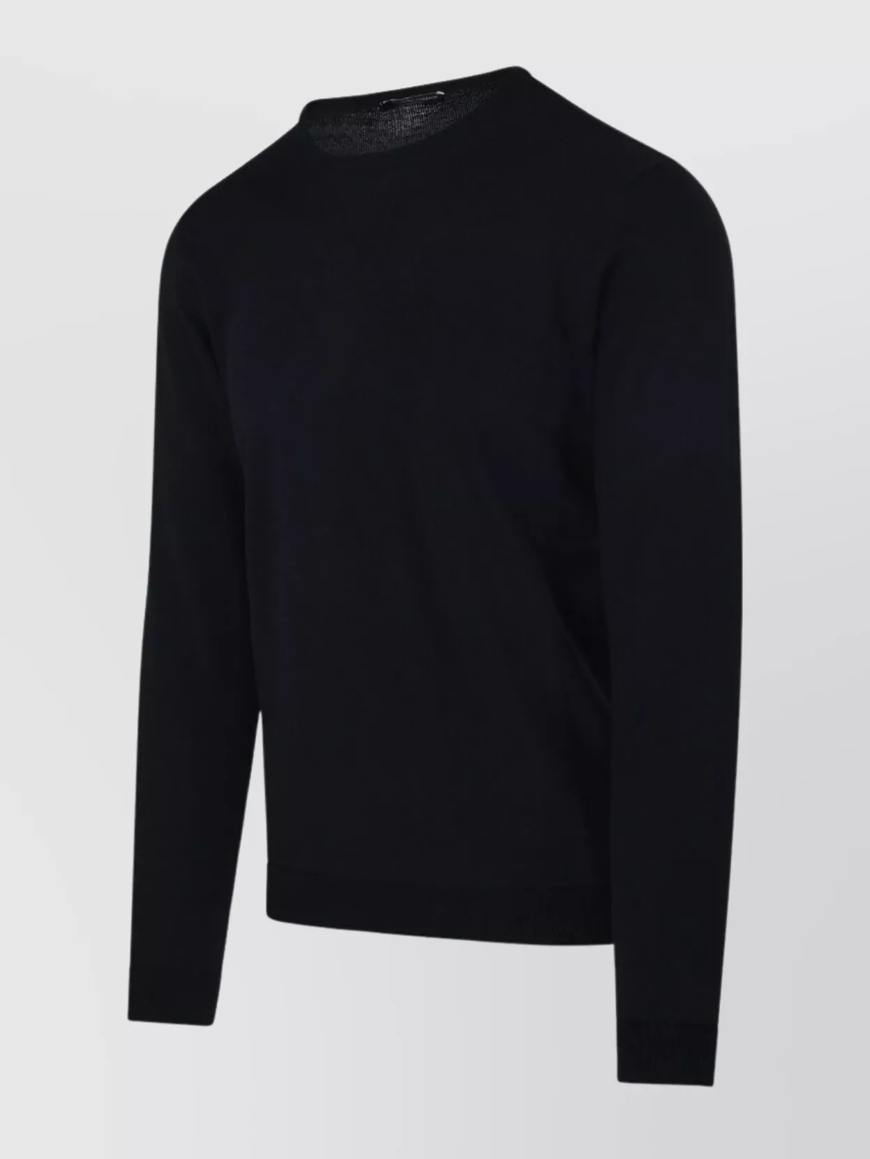 Roberto Collina Ribbed Round Neck Sweater With Long Sleeves