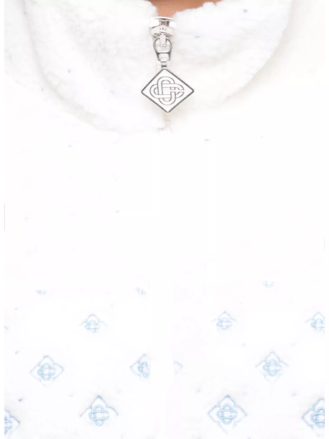 Casablanca Stylish Short Teddy Jacket Pockets