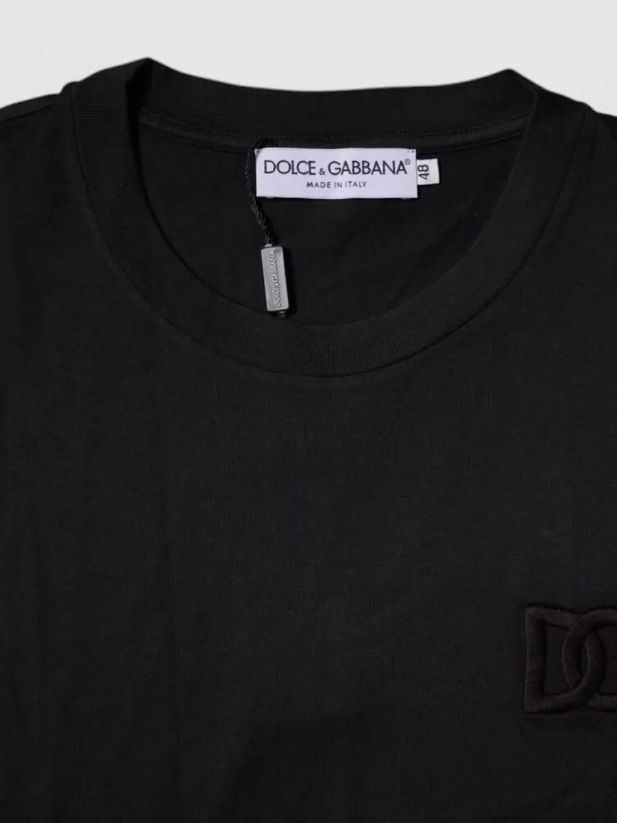 Dolce&Gabbana Cotton Crew Neck Short-Sleeve T-Shirt