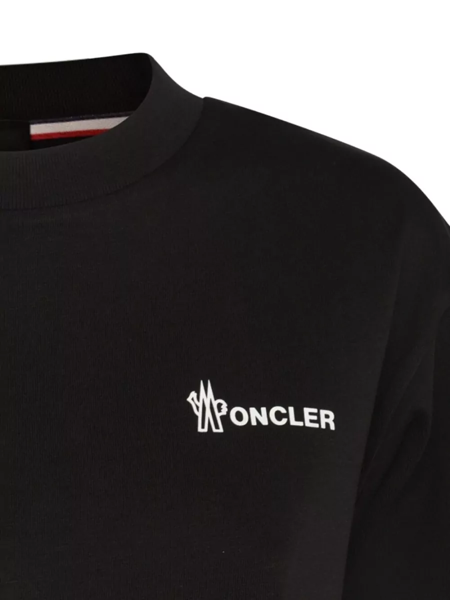 Moncler Grenoble Logo Cotton Crew Neck Short Sleeve T-Shirt