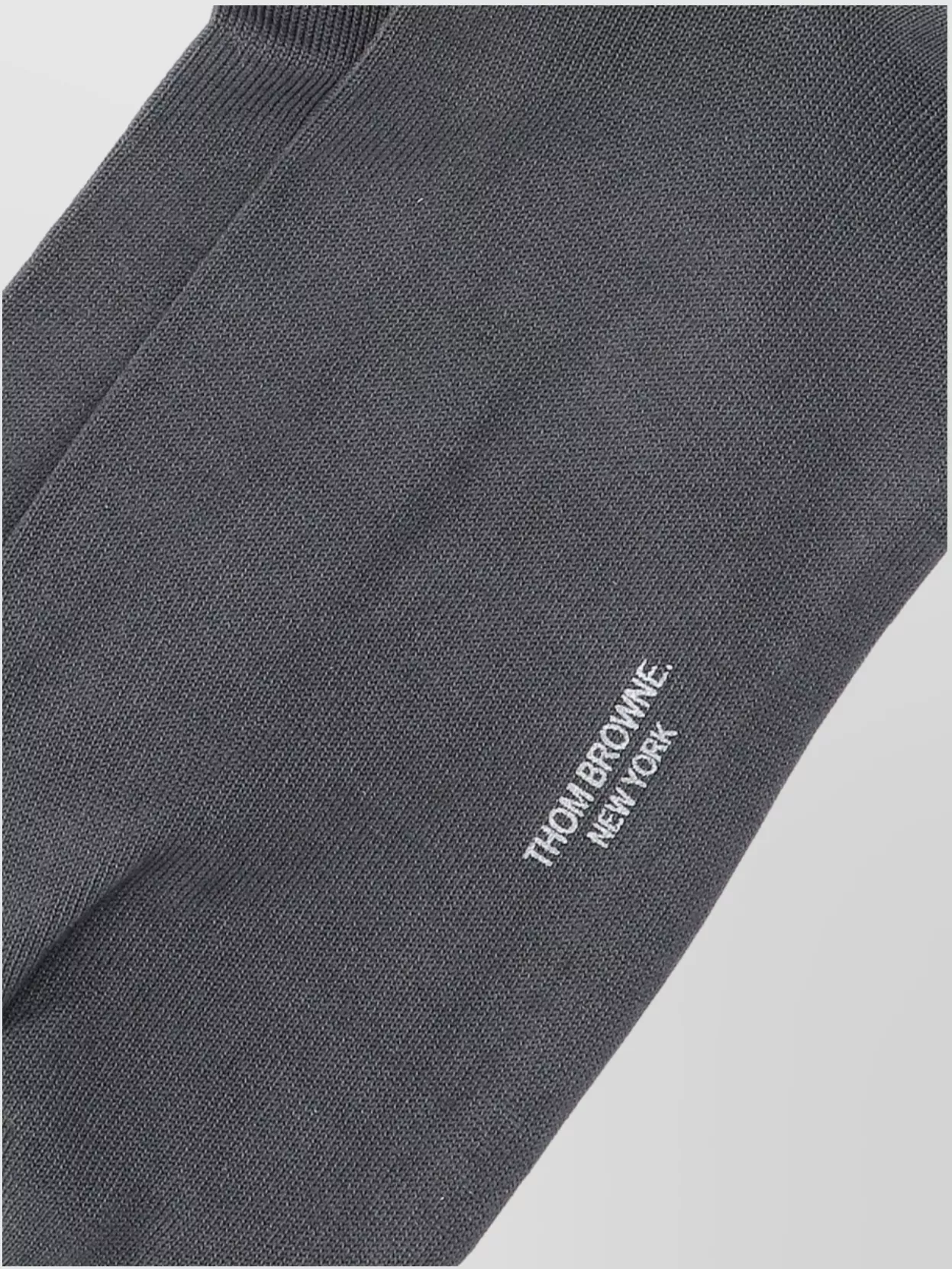 Thom Browne Ribbed Cuffs Striped Design Hosiery