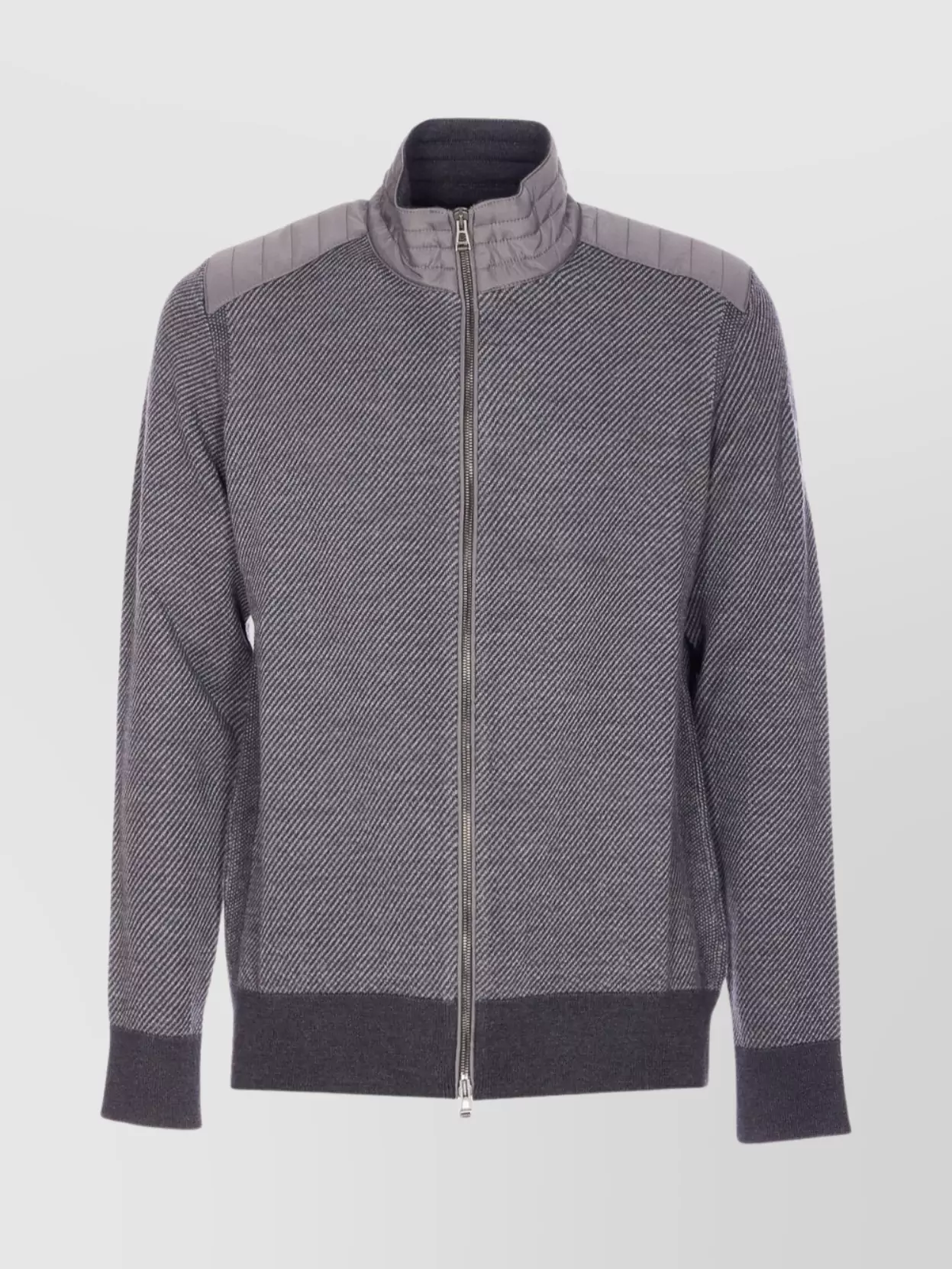 Belstaff High Neck Long Sleeve Knitwear Sweater In Multi