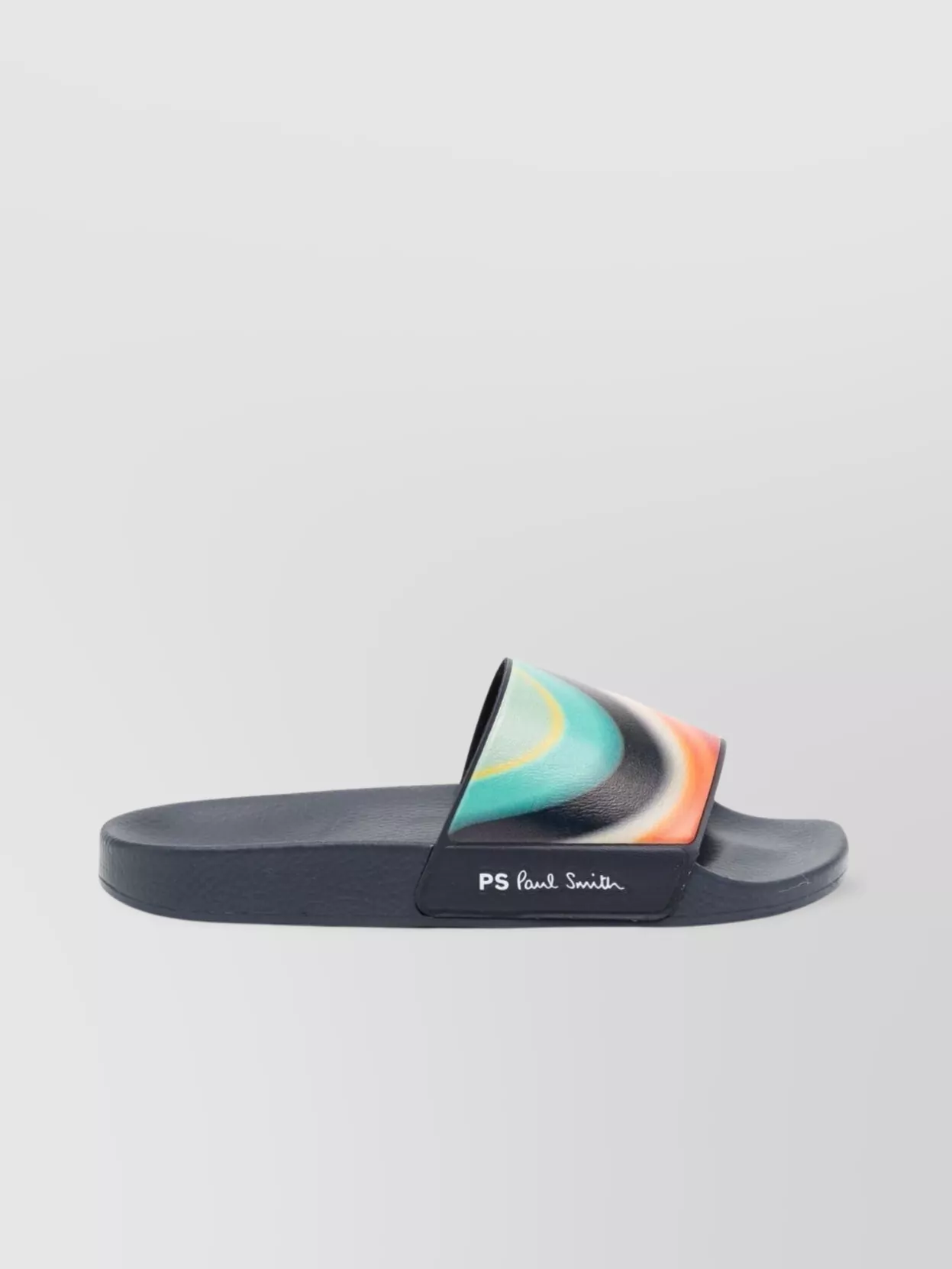 Paul Smith Striped Flat Slides Multicolor Strap