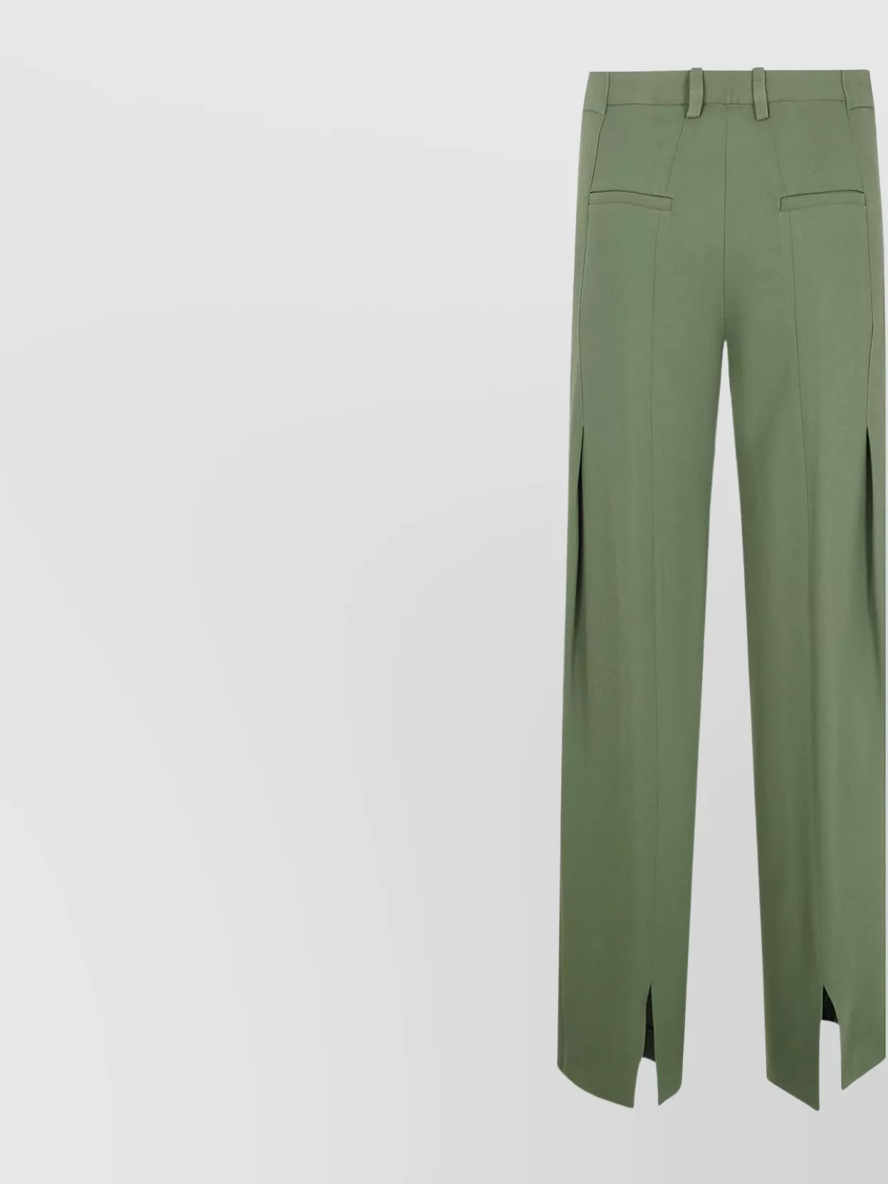 Semicouture Tailored Trousers With Pleats And Pockets In Multi
