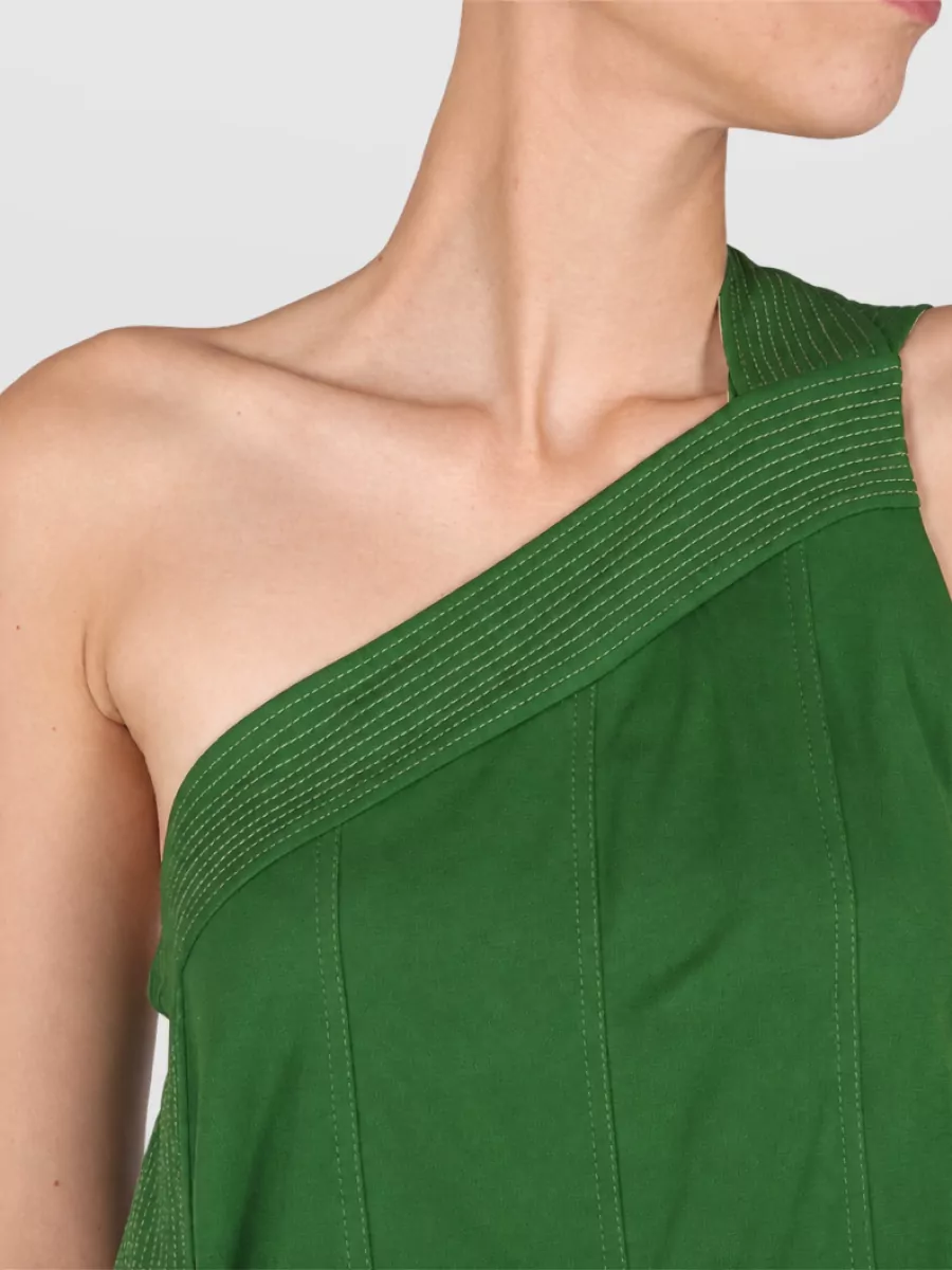 Givenchy Contrast Stitch Midi Dress