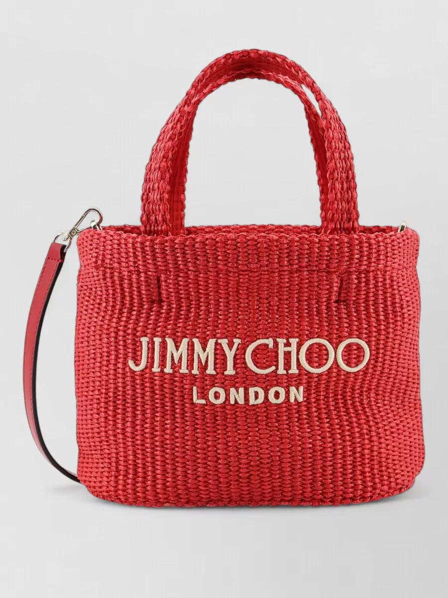 Jimmy Choo Mini beach tote e/w handbag | The Fashion Square