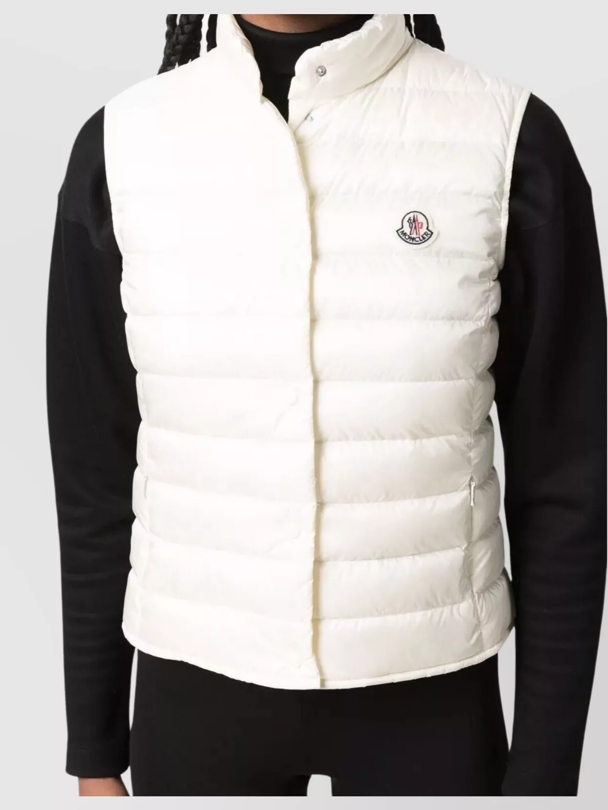Moncler Quilted Vest High Neck