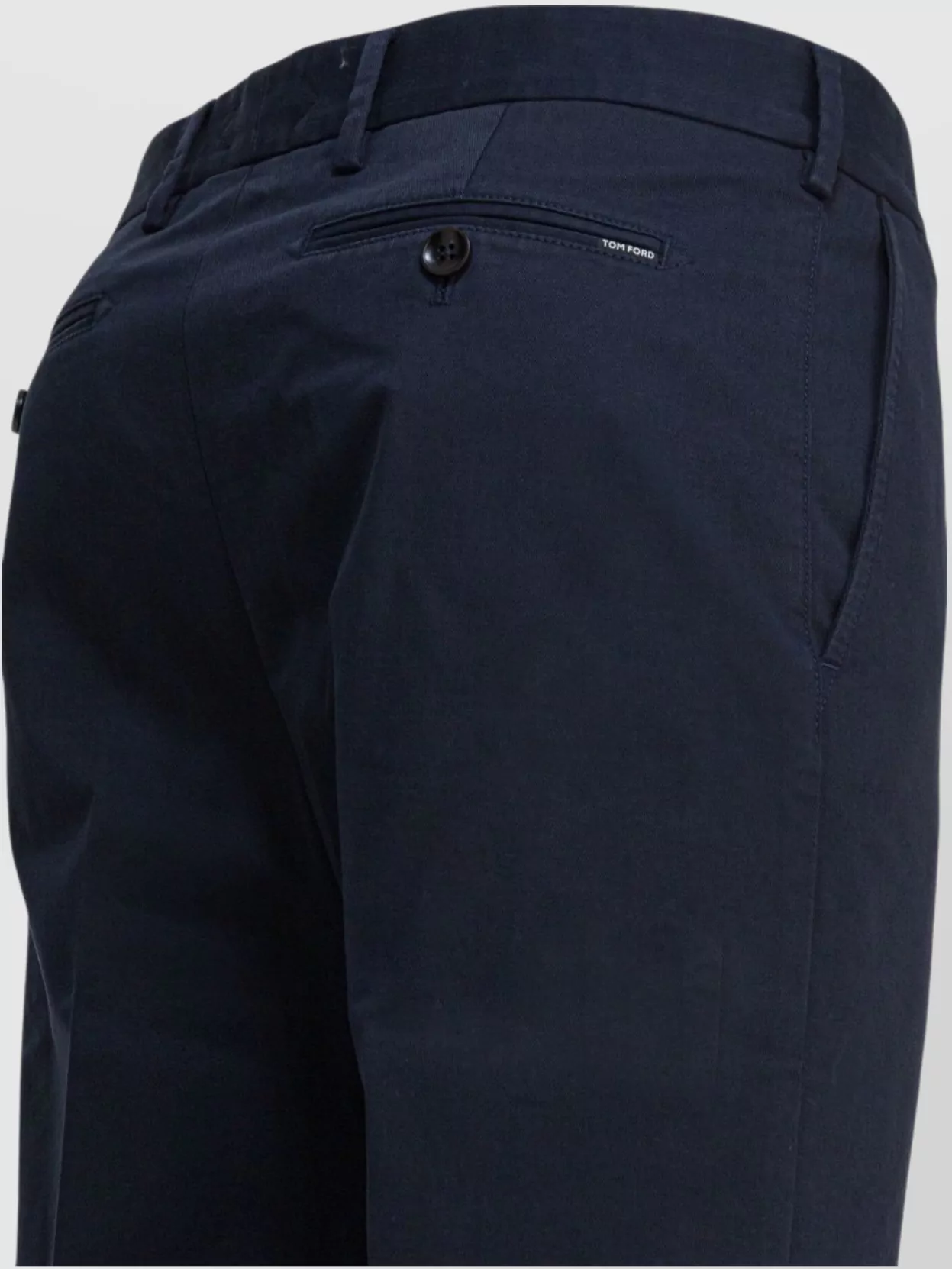 Tom Ford Tailored Trousers With Pockets And Loops In Blue