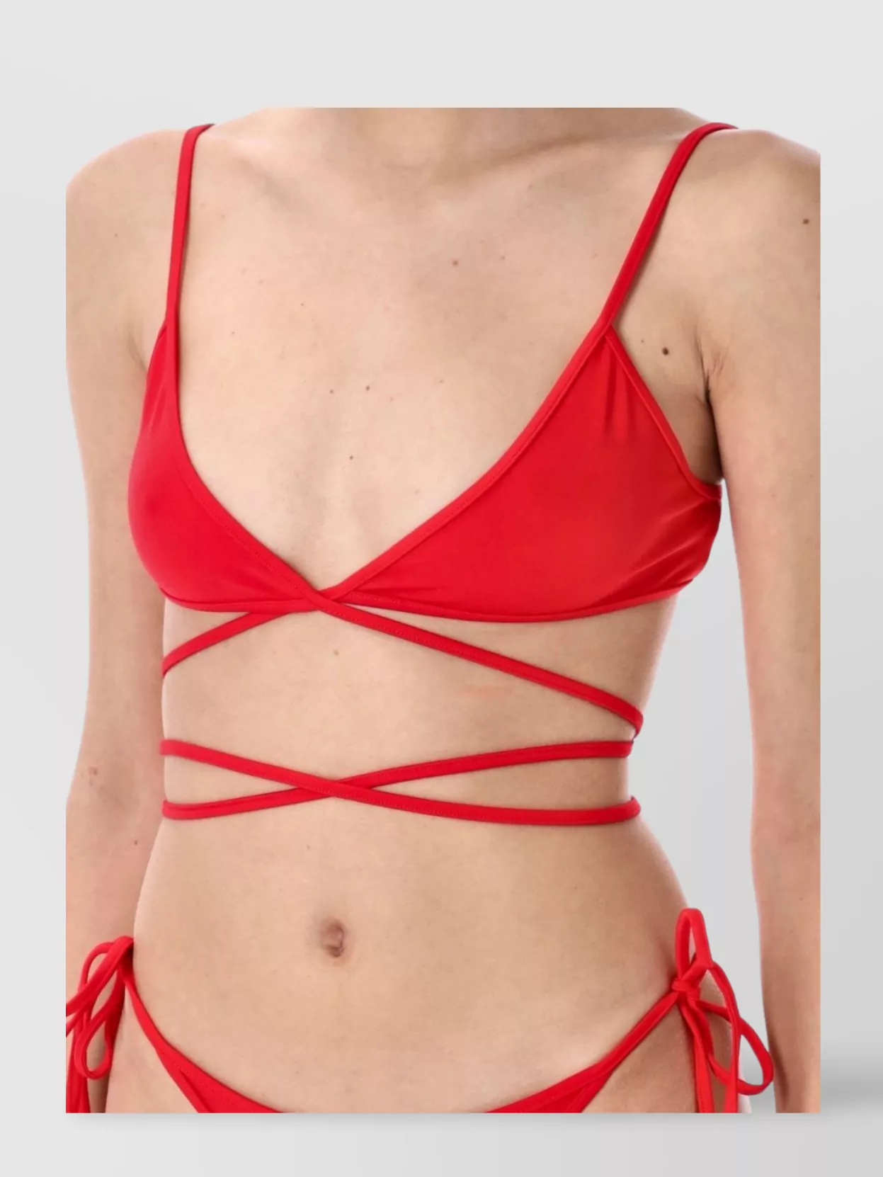 Attico Strappy Lace Bikini Set