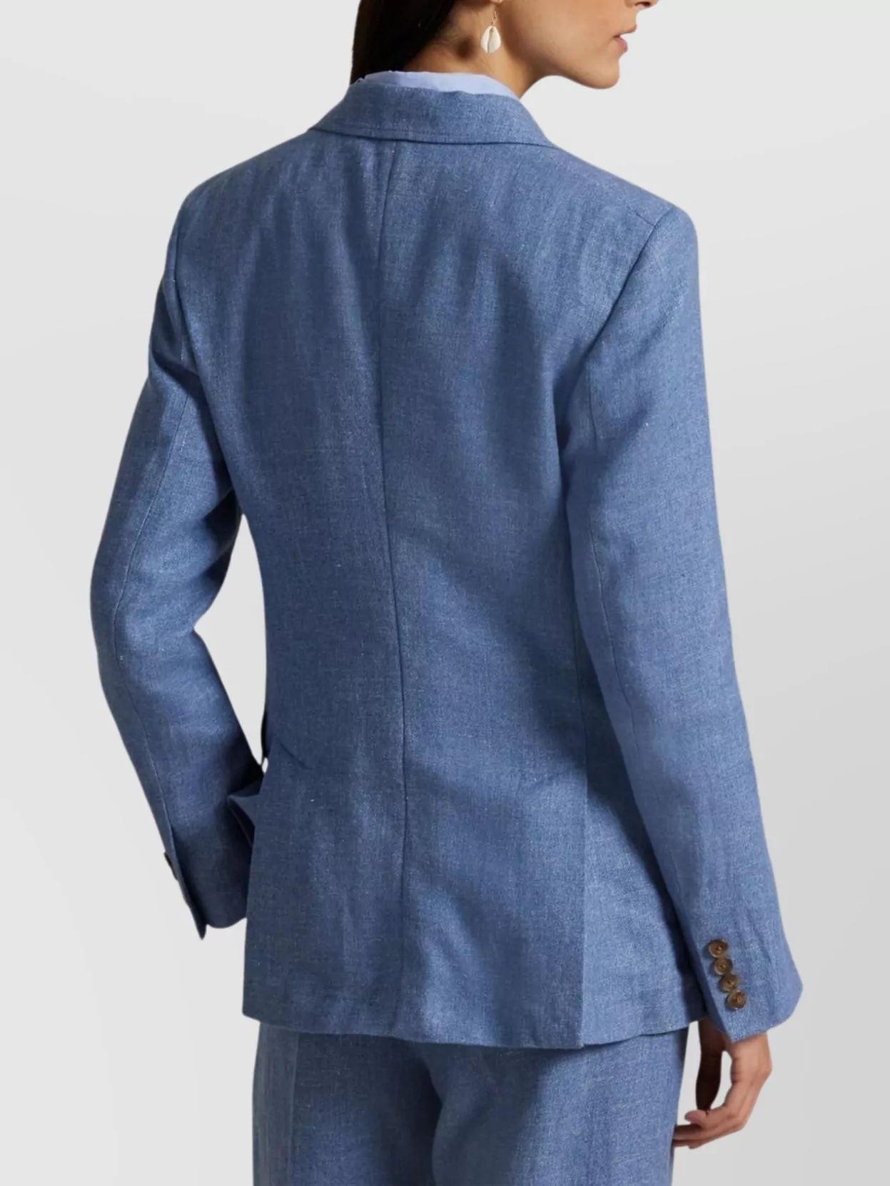 Ralph Lauren Tailored Single-Breasted Long Sleeve Jacket