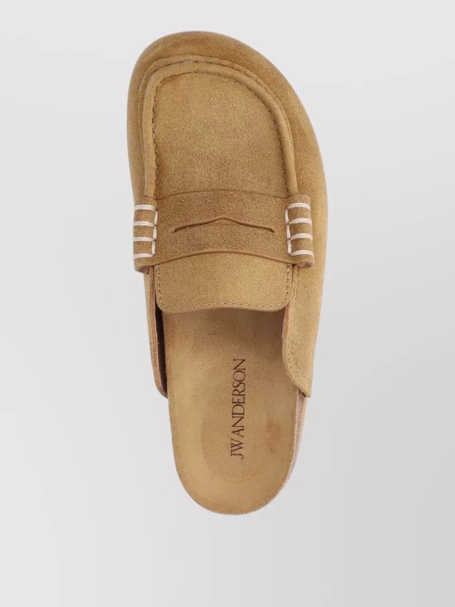 Jw Anderson Suede Leather Ballet Mules