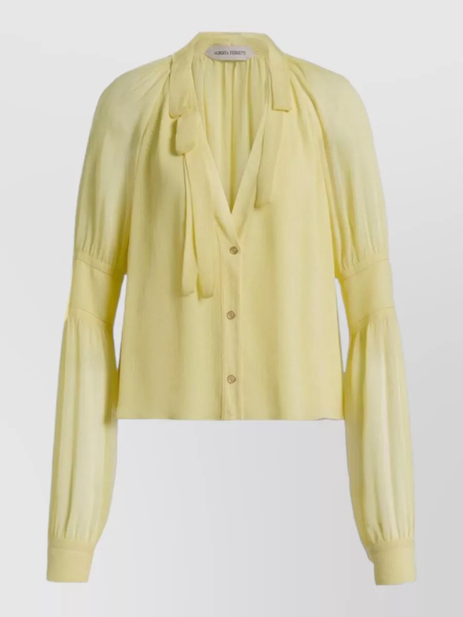 Alberta Ferretti silk blend blouse