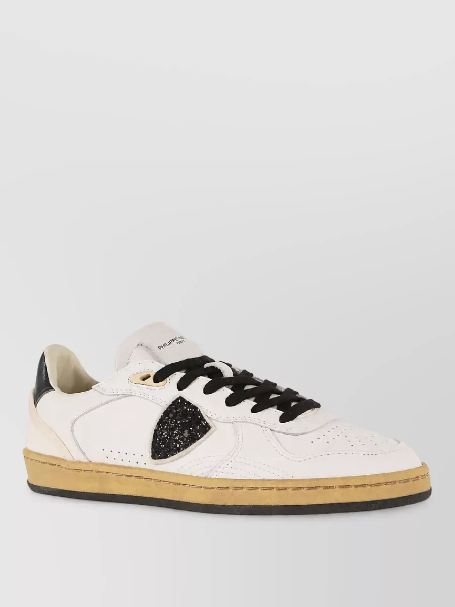 Philippe Model leather lace-up shoes