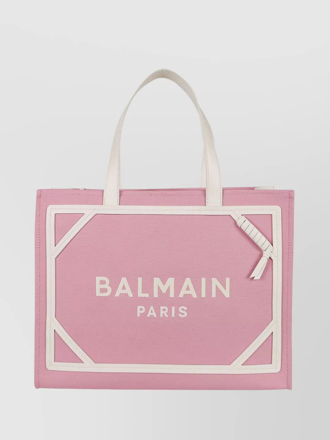 Balmain Medium Canvas Shopper Logo