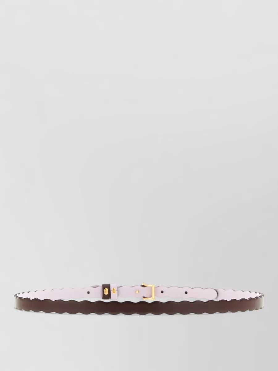 Fendi Calfskin Leather Reversible Belt