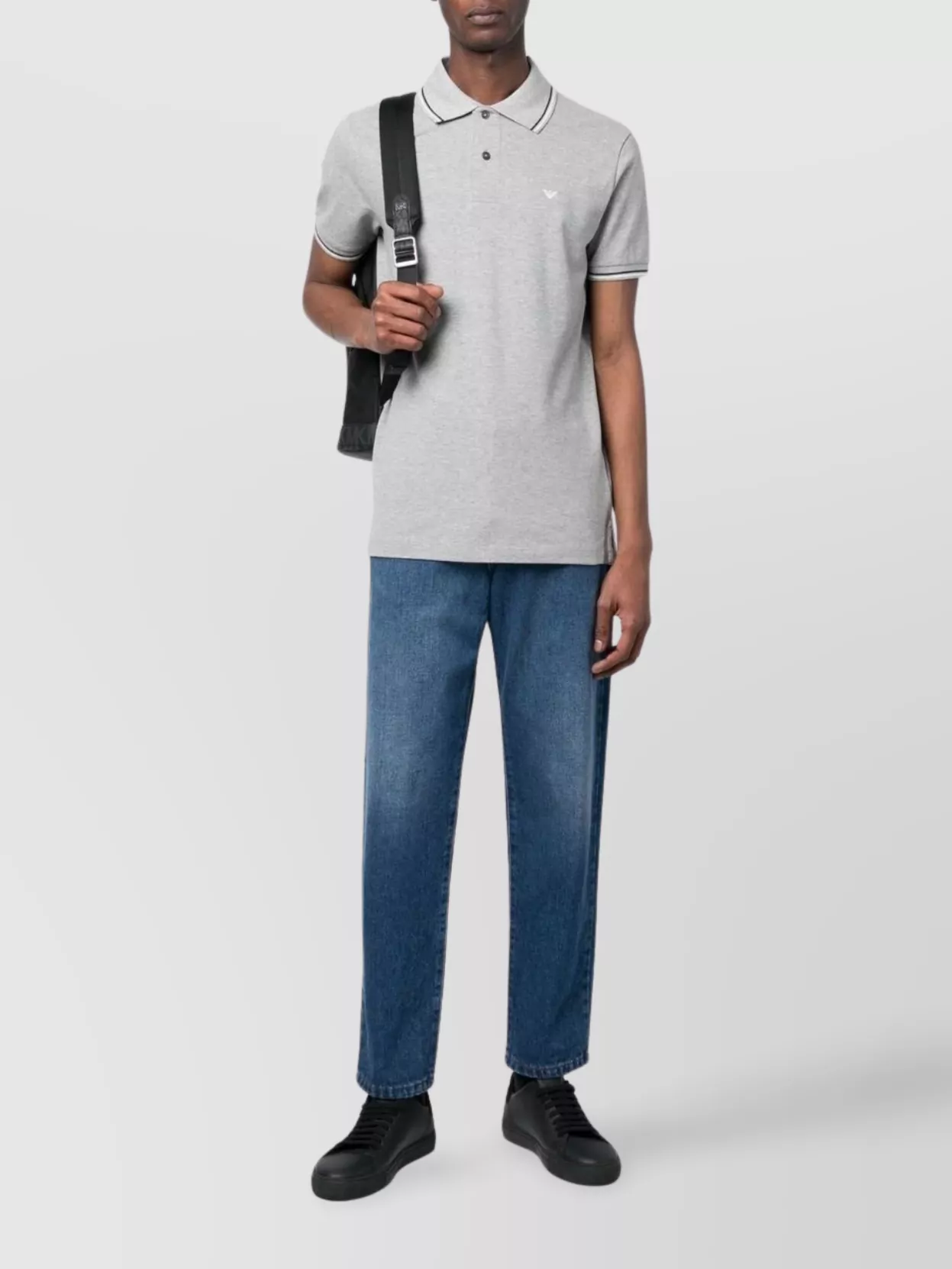 Emporio Armani Shirt With Collar And Side Slits