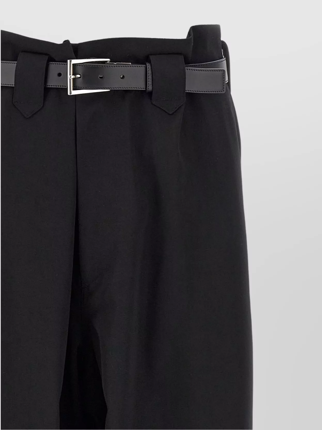 Yohji Yamamoto Utility Trousers With Pleated Design And Pockets