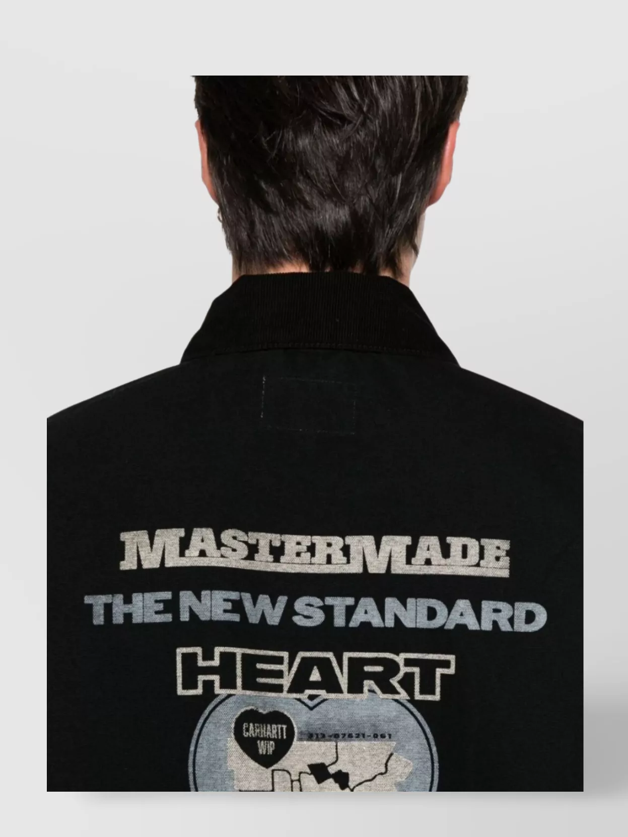 Carhartt Wip Arcan Graphic Cotton Jacket Collar