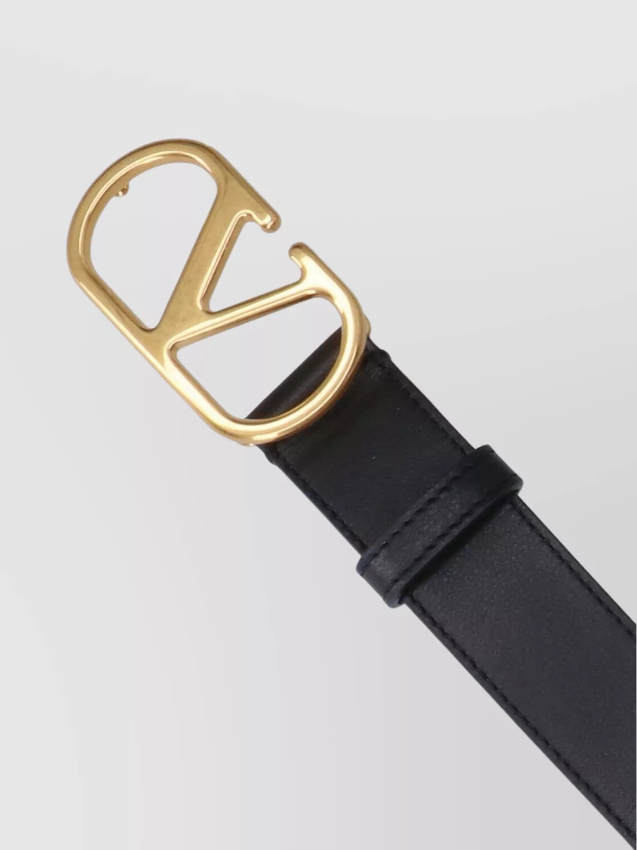 Valentino Garavani Adjustable Length Gold-Tone Buckle Belts