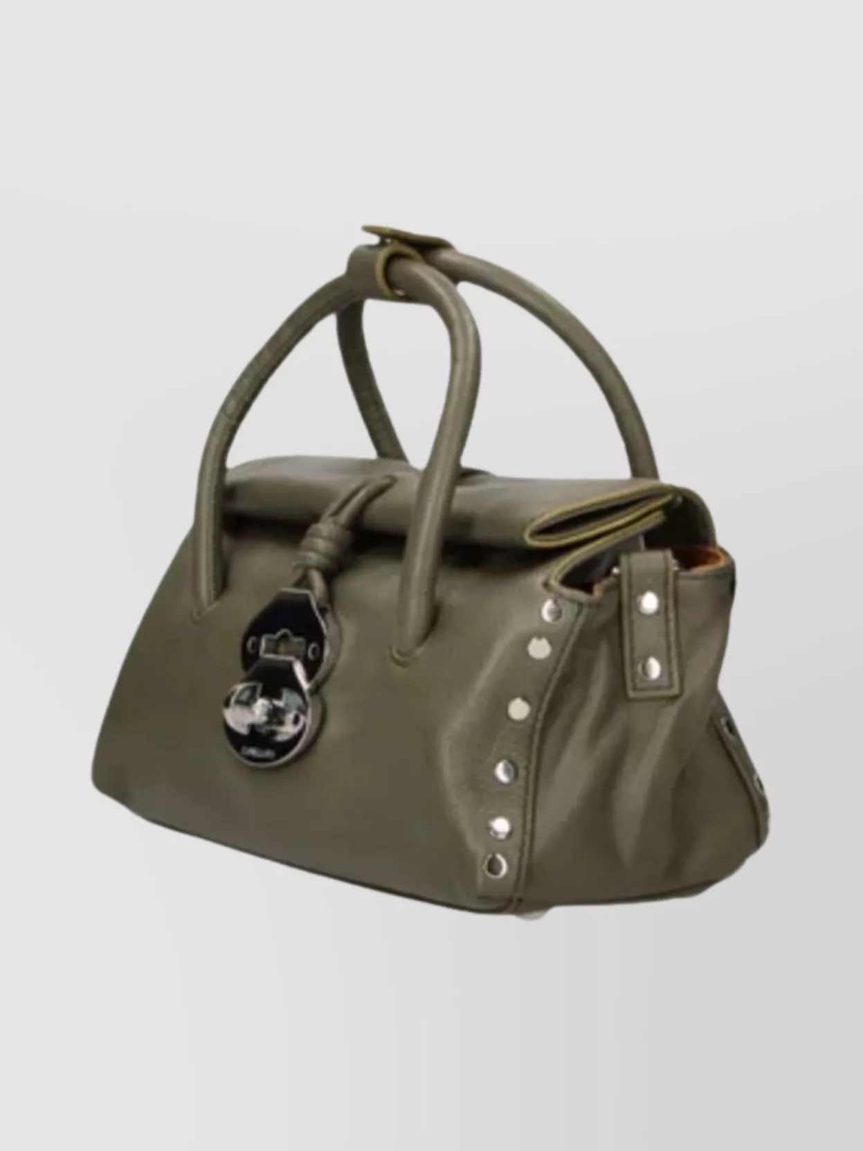 Zanellato Mini Leather Bag Featuring Metal Hardware