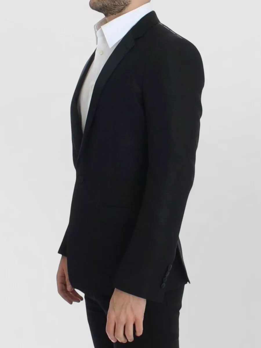 Dolce&Gabbana Wool Silk Slim-Fit Blazer