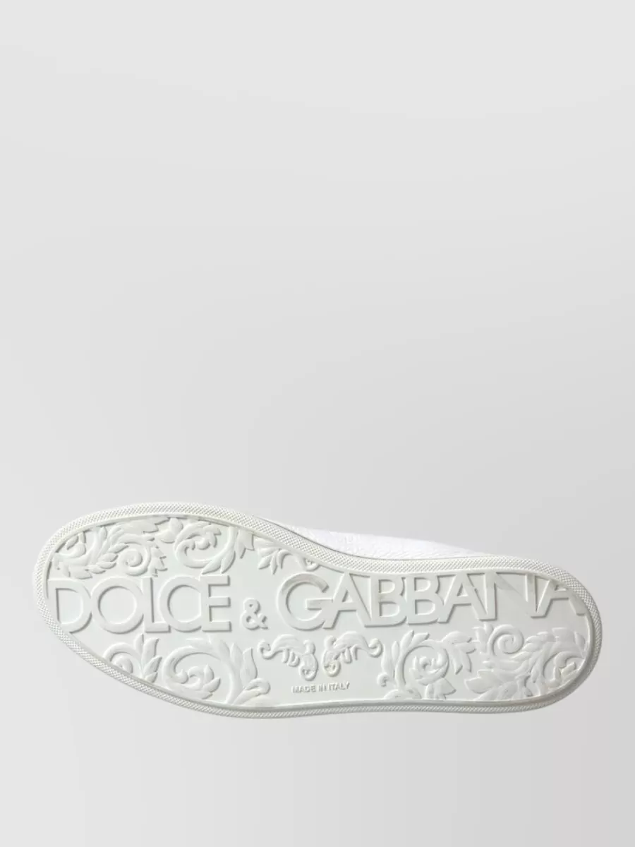 Dolce&Gabbana Leather High-Top Sneakers