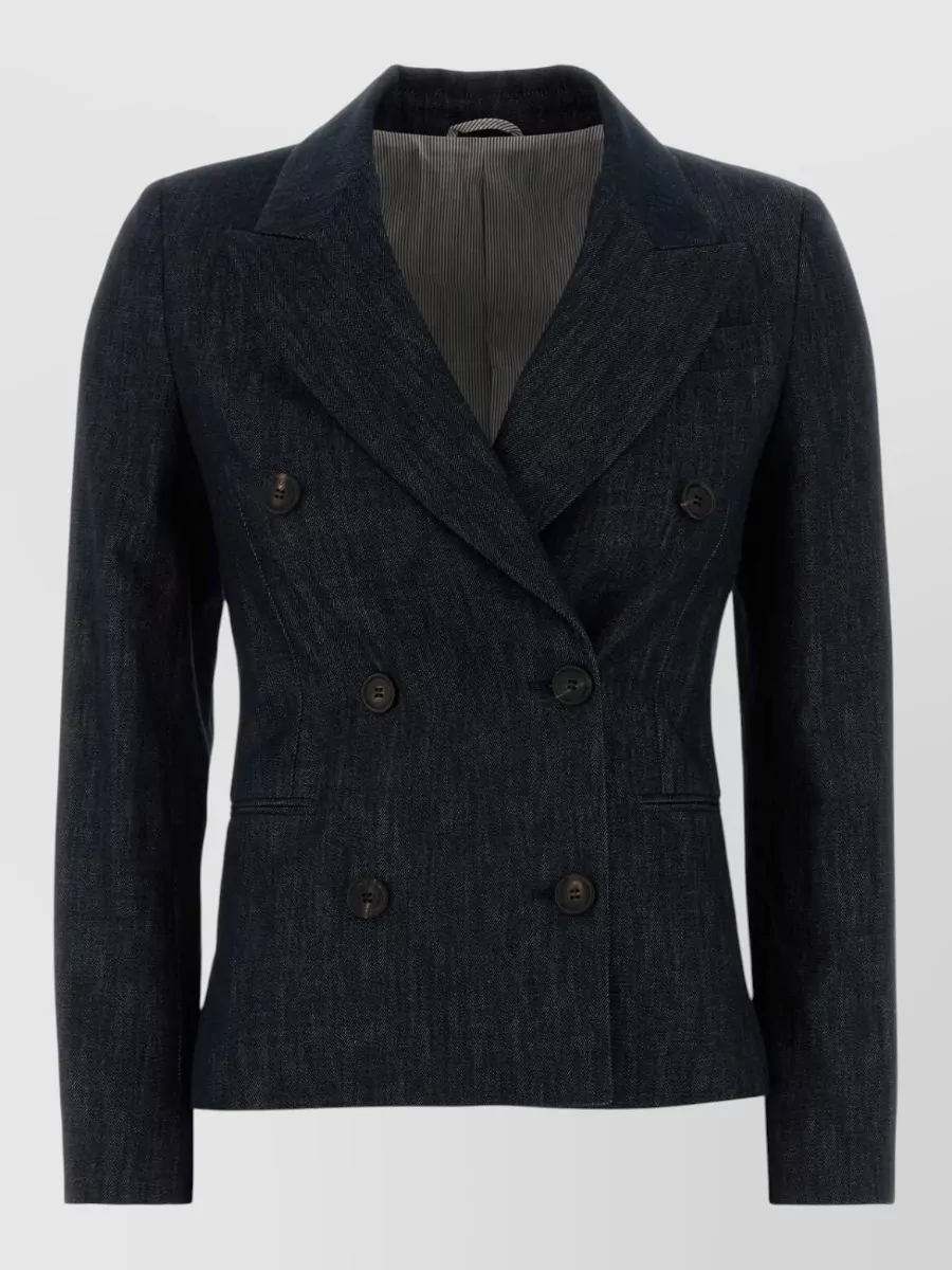 Brunello Cucinelli Denim Blazer