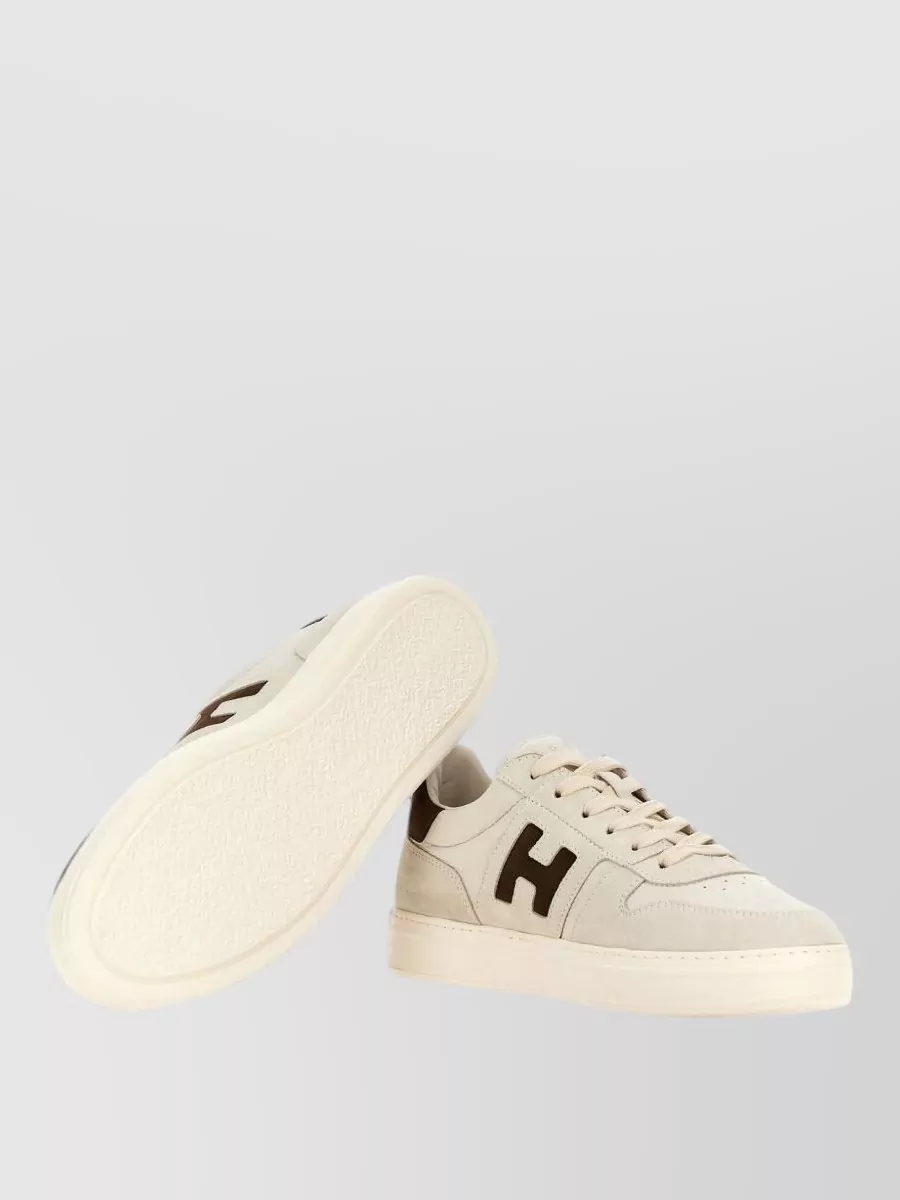 Hogan Leather Lace-Up Sneakers