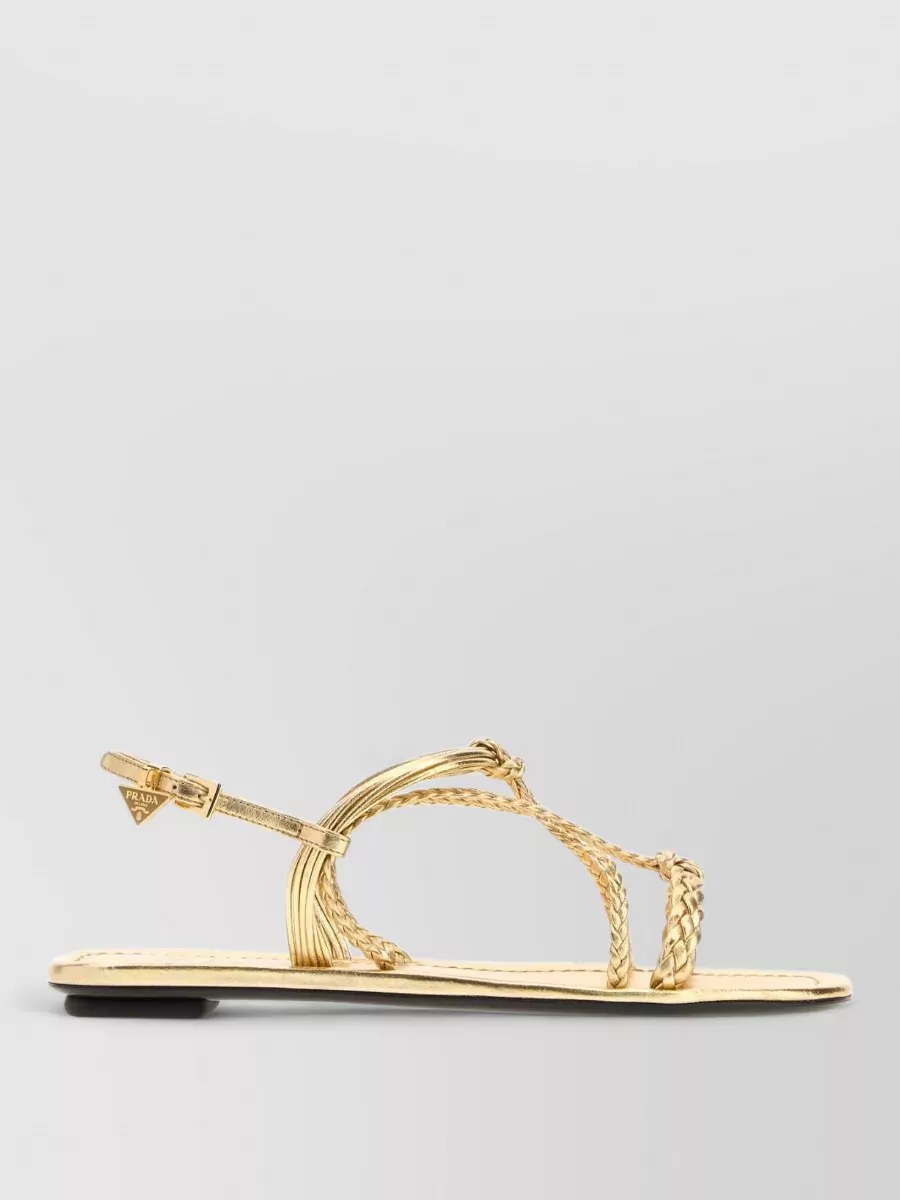 Prada nappa leather sandals