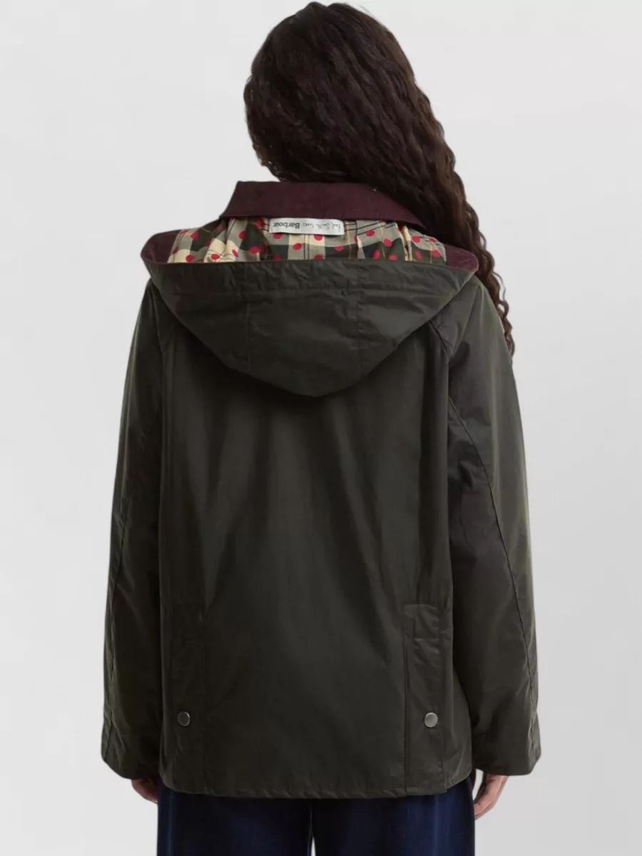 Barbour Waxed Cotton Fitted Jacket