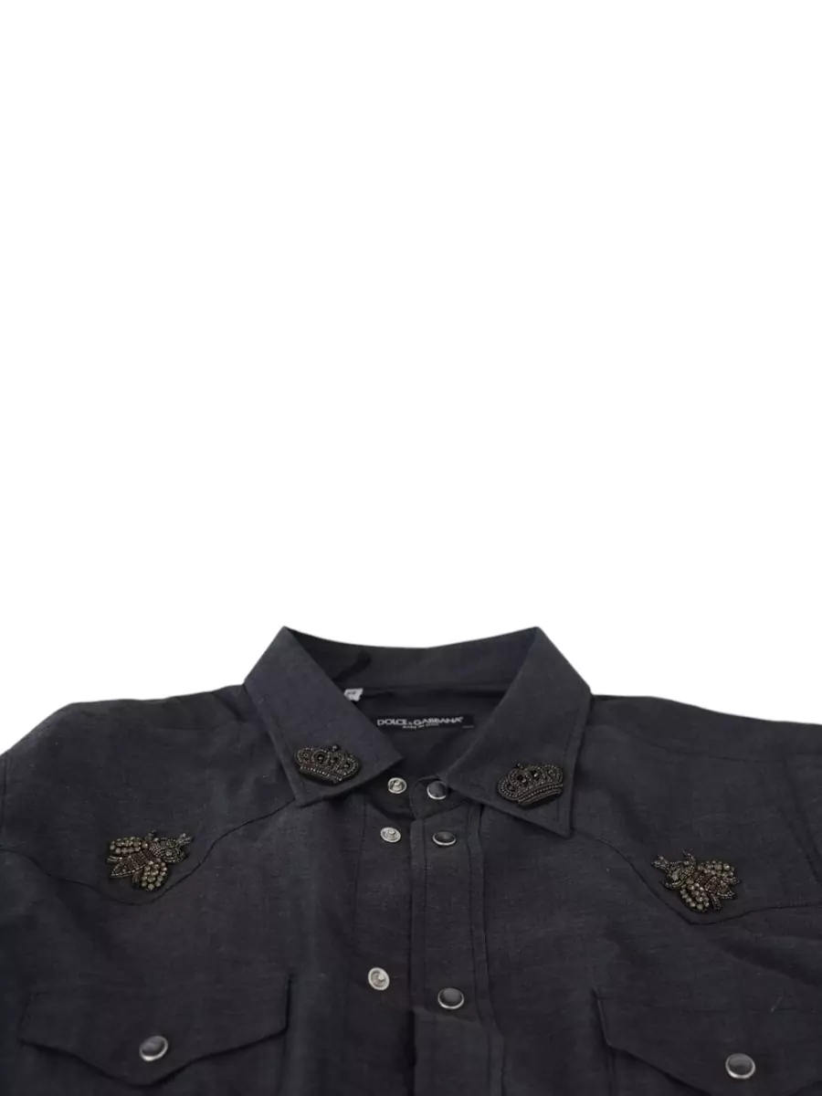 Dolce&Gabbana Denim Slim-Fit Shirt