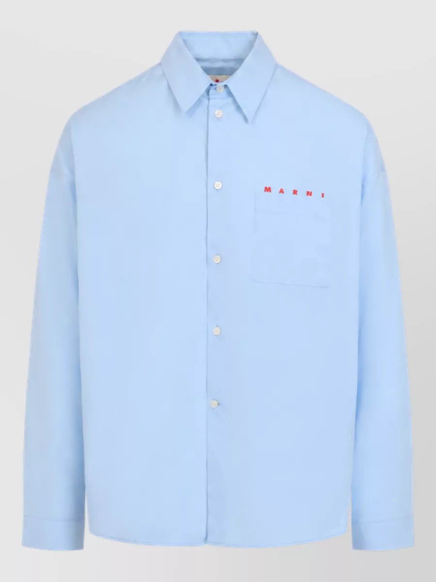 Marni boxy-fit cotton shirt