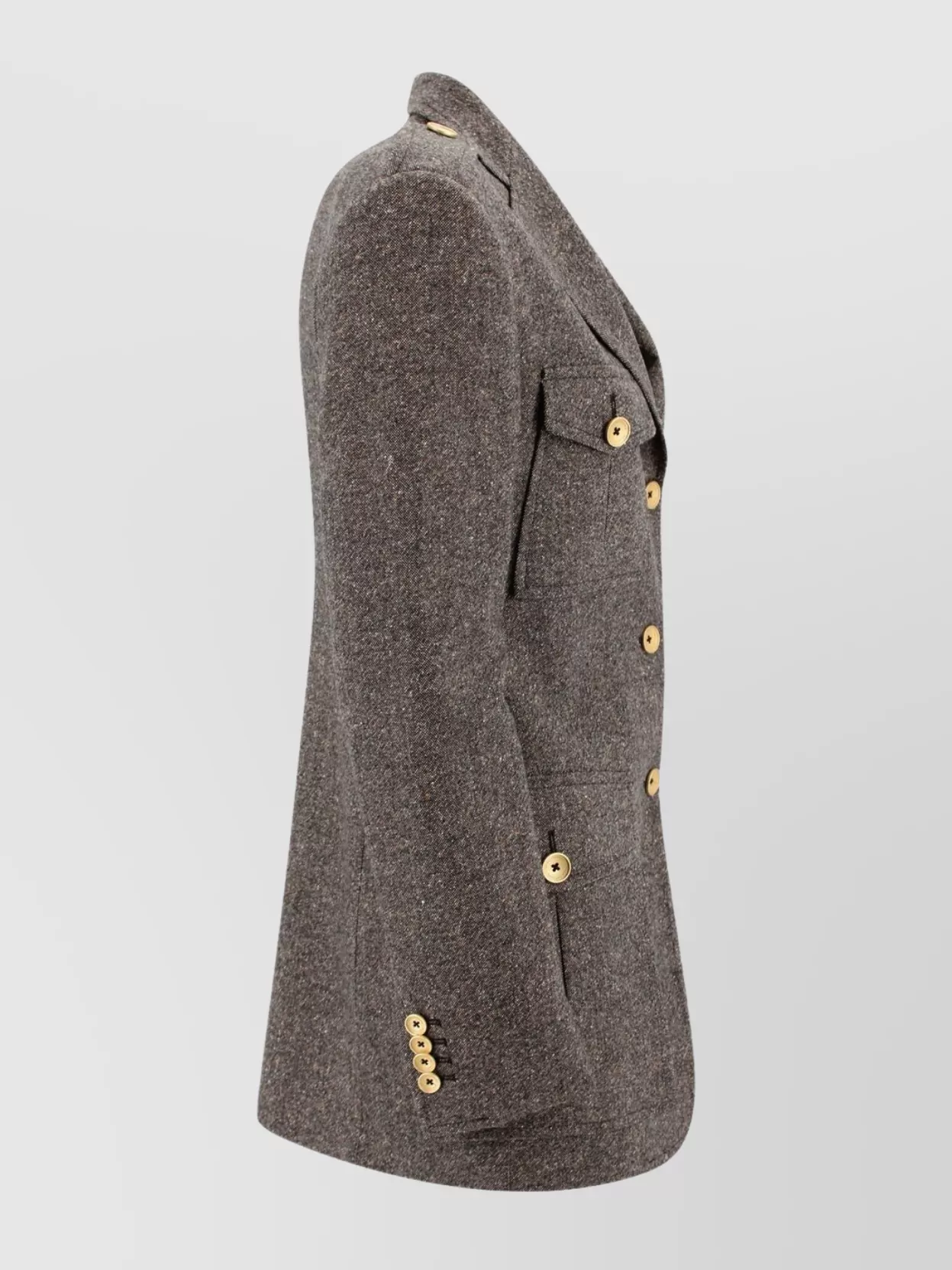 Tagliatore Military Style Single-Breasted Jacket