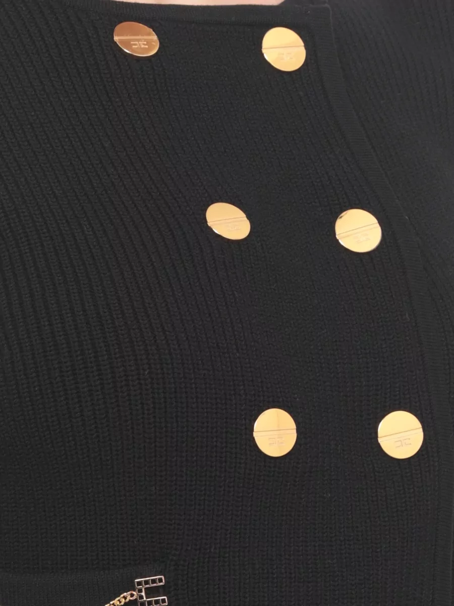 Elisabetta Franchi Double-Breasted Cardigan