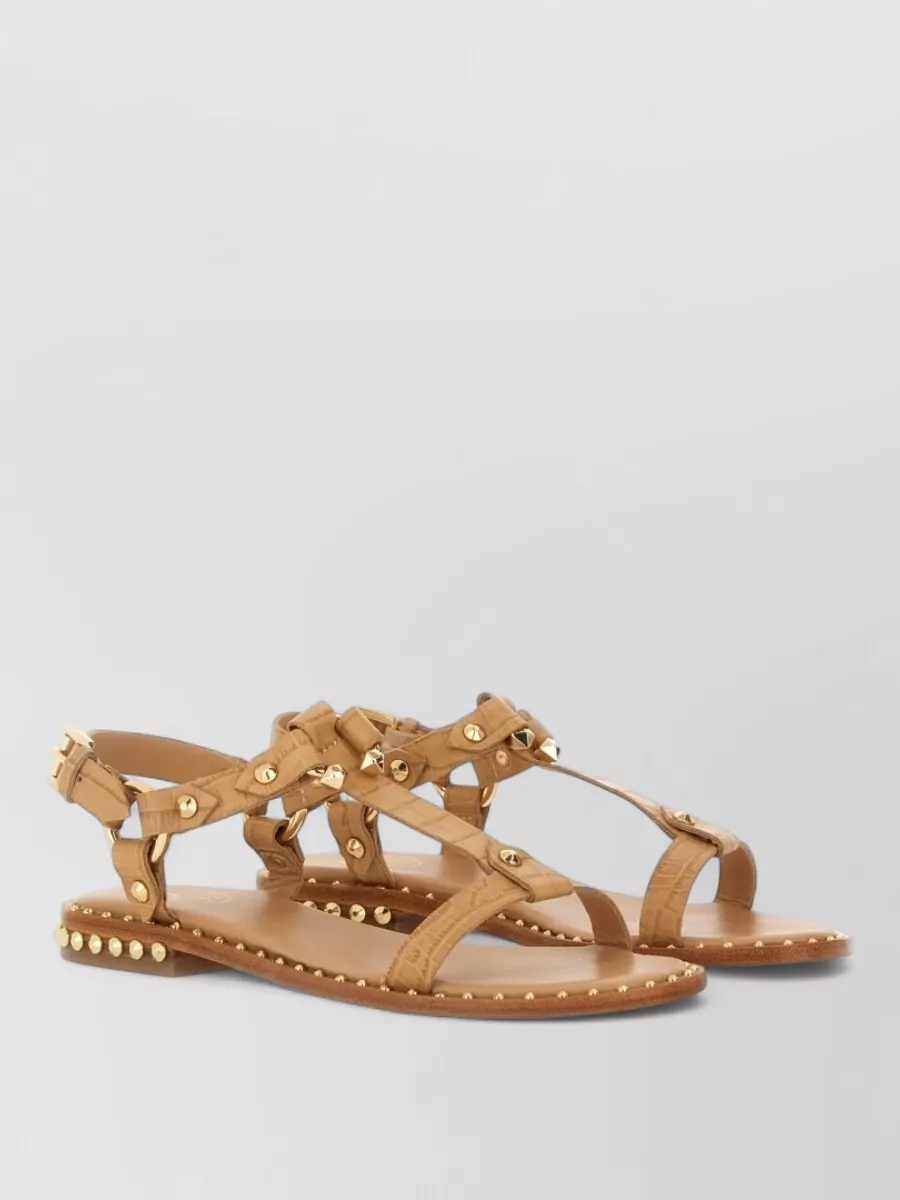 Ash Leather Sandals