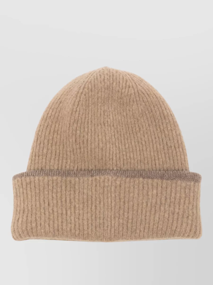 Jacquemus ribbed alpaca wool beanie