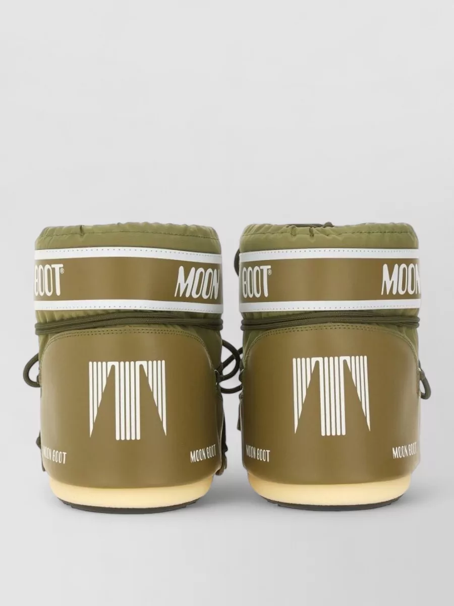 Moon Boot Nylon Logo-Print Low Boots