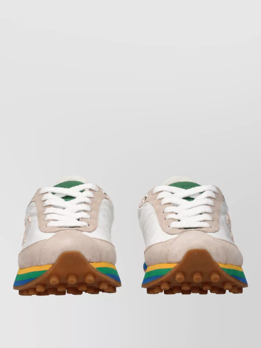 Ferragamo Textile Low-Top Sneakers
